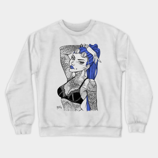 Pin Up Widowmaker Crewneck Sweatshirt by Muglo